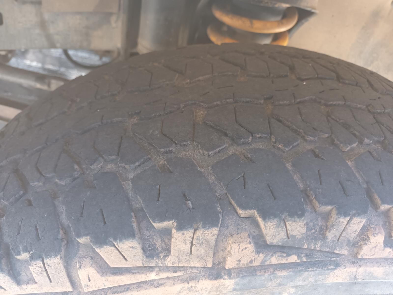Close-Up of A Worn Tyre Tread on A Vehicle Wheel — South West 4WD Wreckers In Harristown, QLD