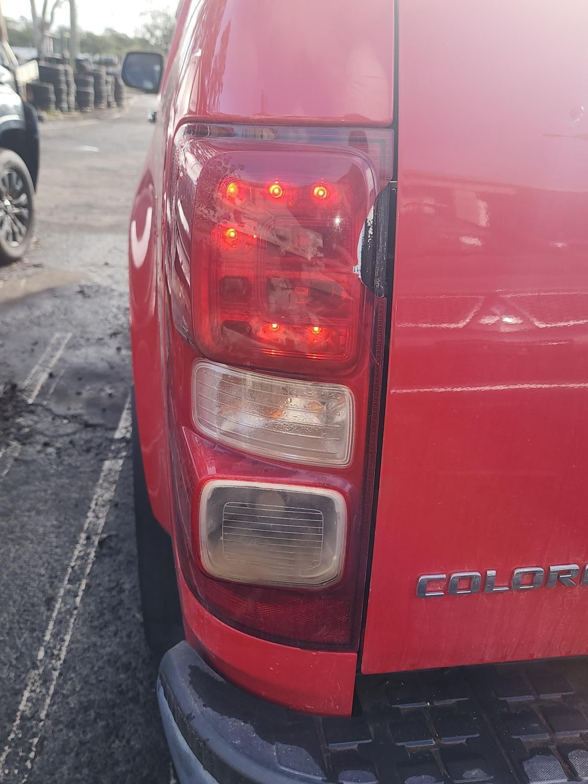 Close-up of the Rear Left Taillight — South West 4WD Wreckers In Harristown, QLD