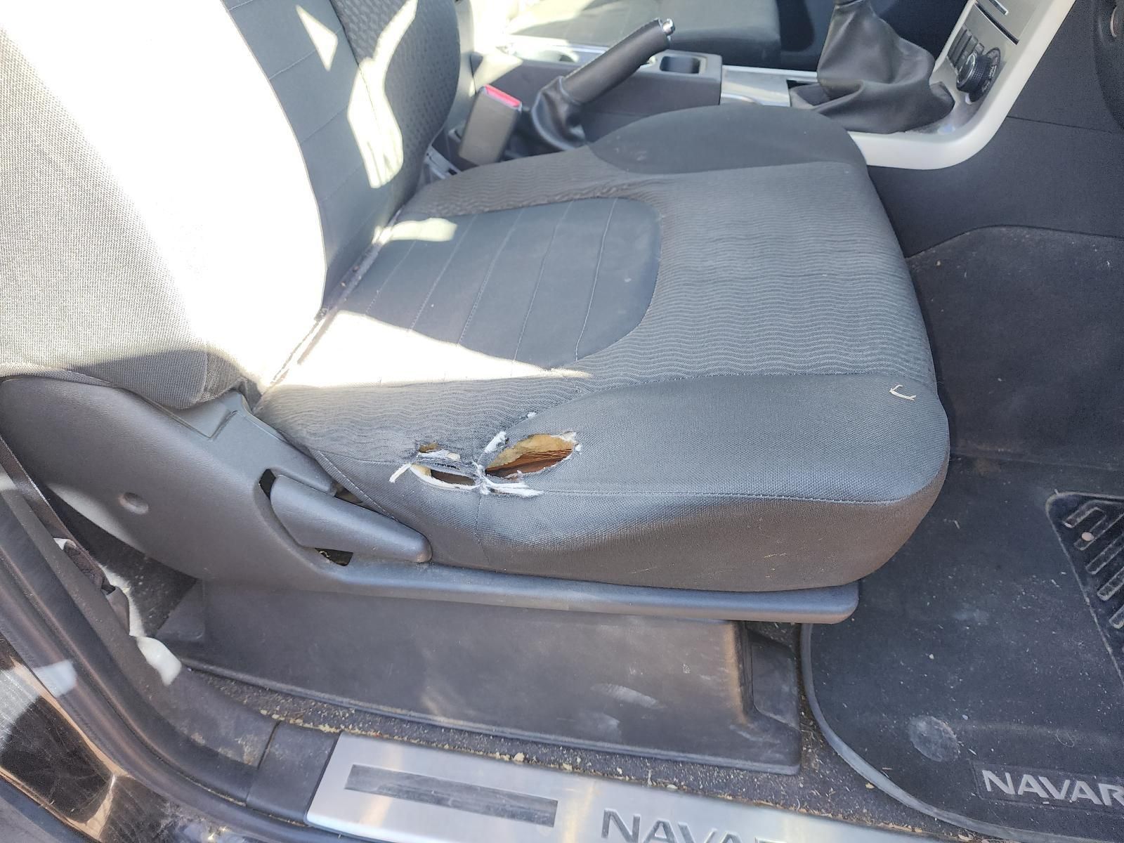 Damaged Gray Truck Seat — South West 4WD Wreckers In Harristown, QLD