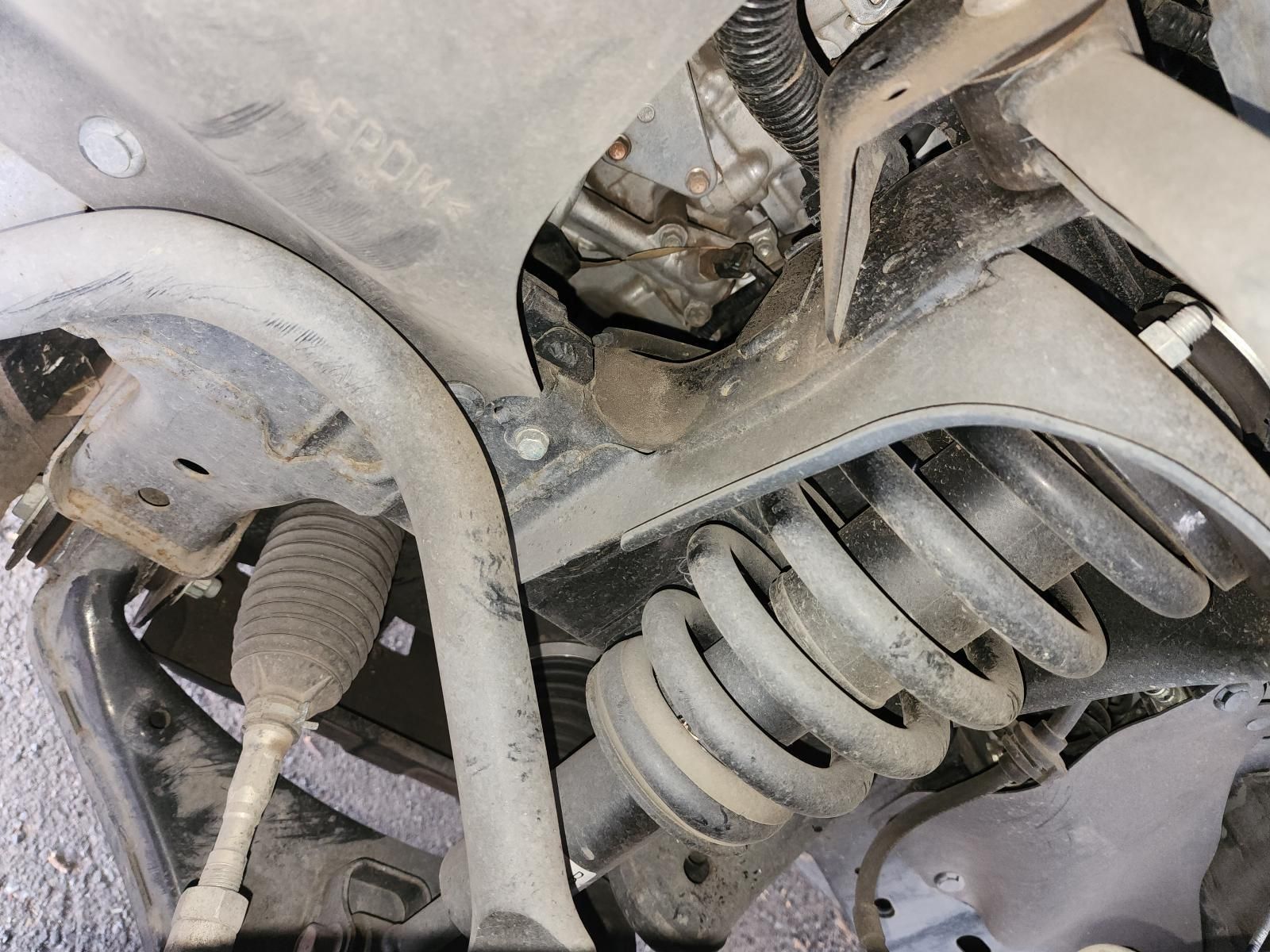 Close-up of a Motorcycle’s Front Suspension — South West 4WD Wreckers In Harristown, QLD