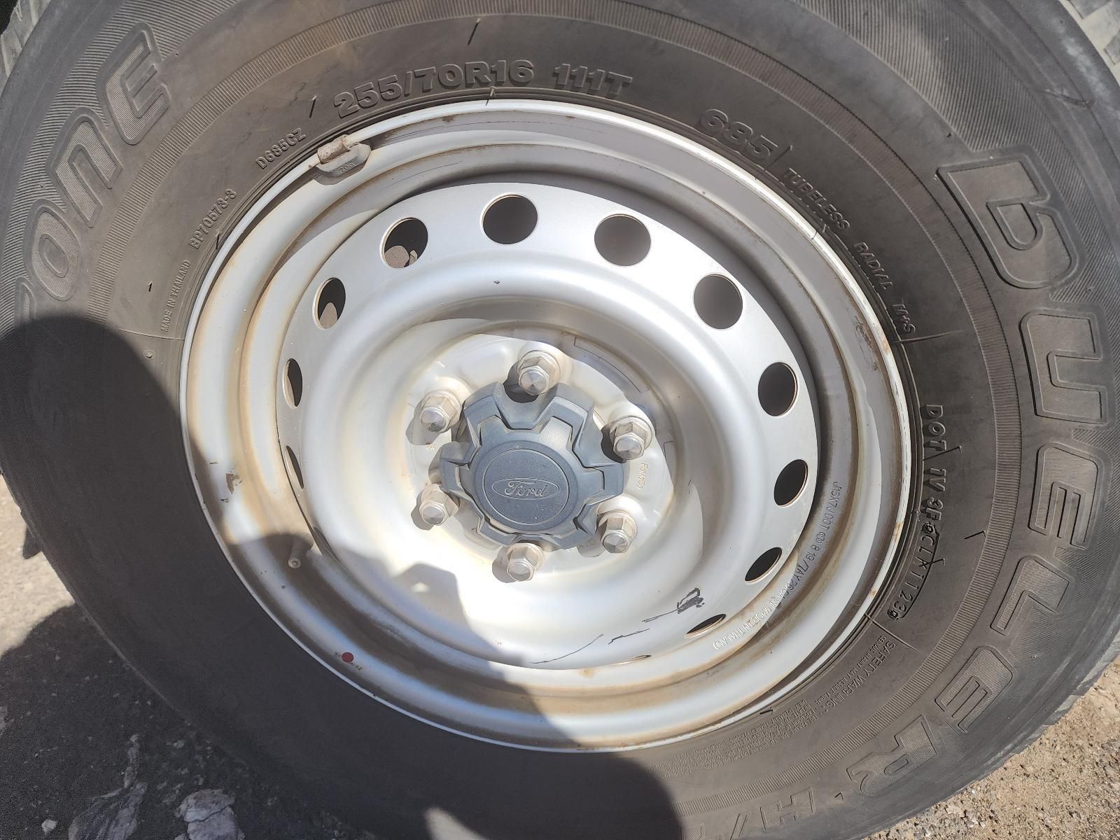 Close-up of a Car’s Steel Wheel and Tire — South West 4WD Wreckers In Harristown, QLD