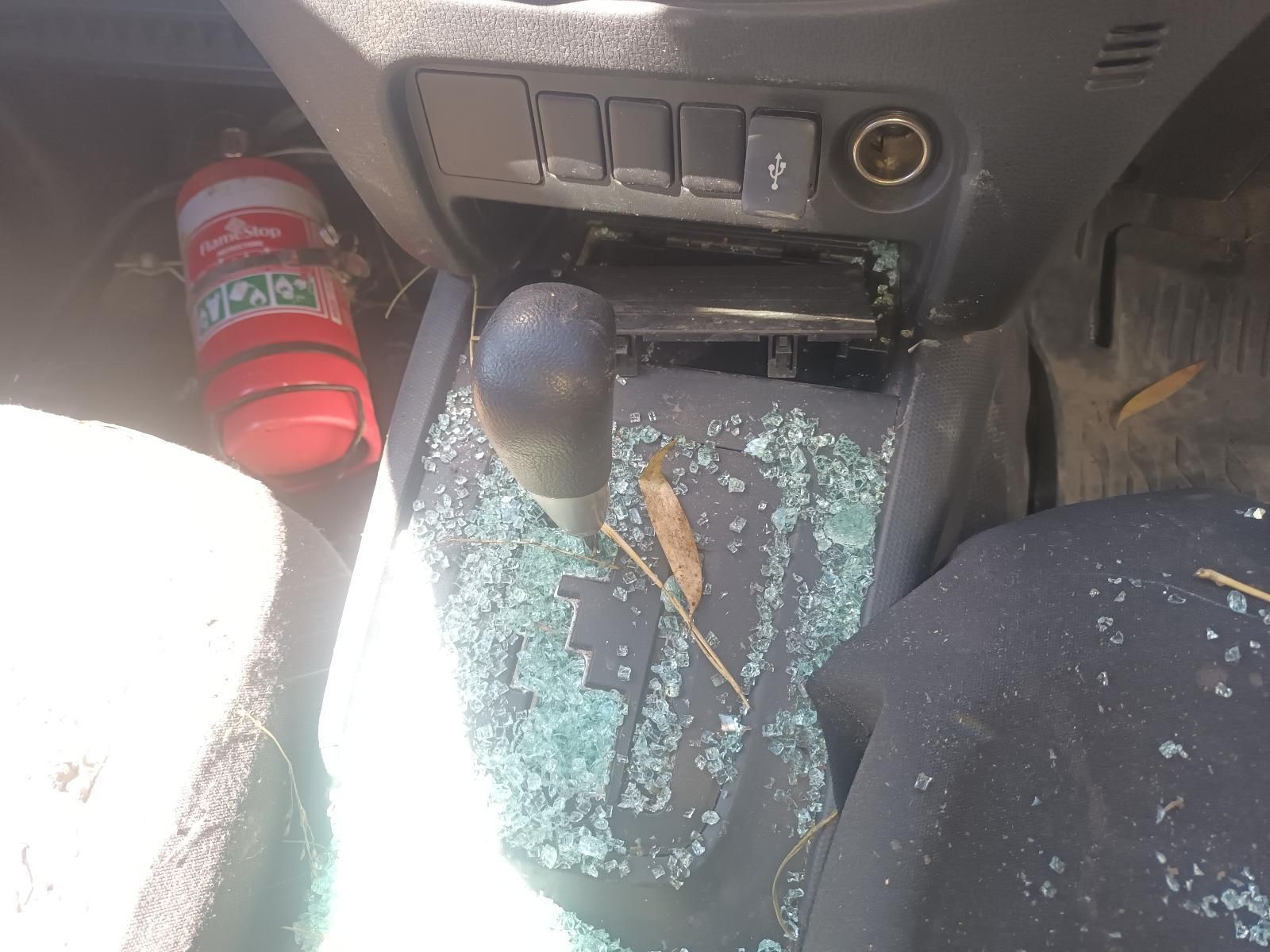 Car Interior Showing a Damaged Gear Shift — South West 4WD Wreckers In Harristown, QLD