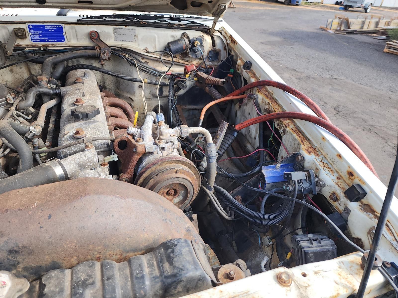 Open Car Engine Bay — South West 4WD Wreckers In Harristown, QLD