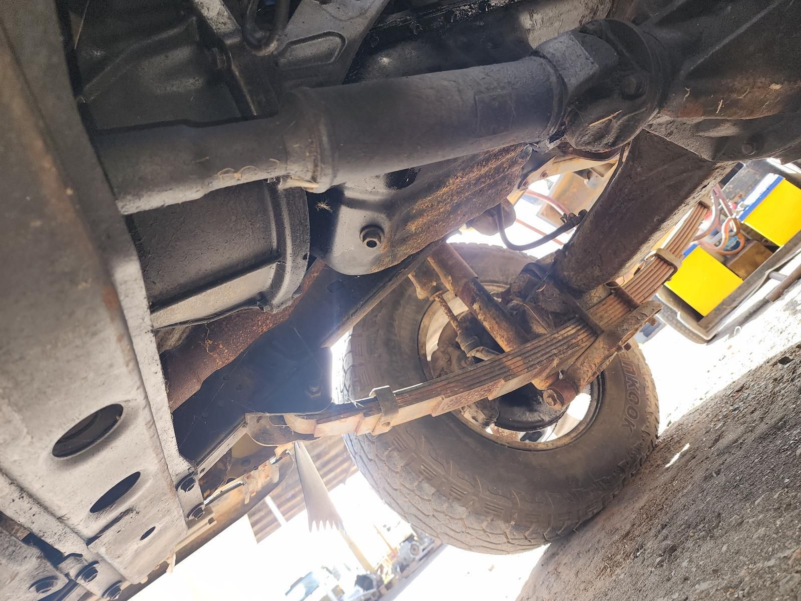 Undercarriage View of a Vehicle’s Suspension — South West 4WD Wreckers In Harristown, QLD