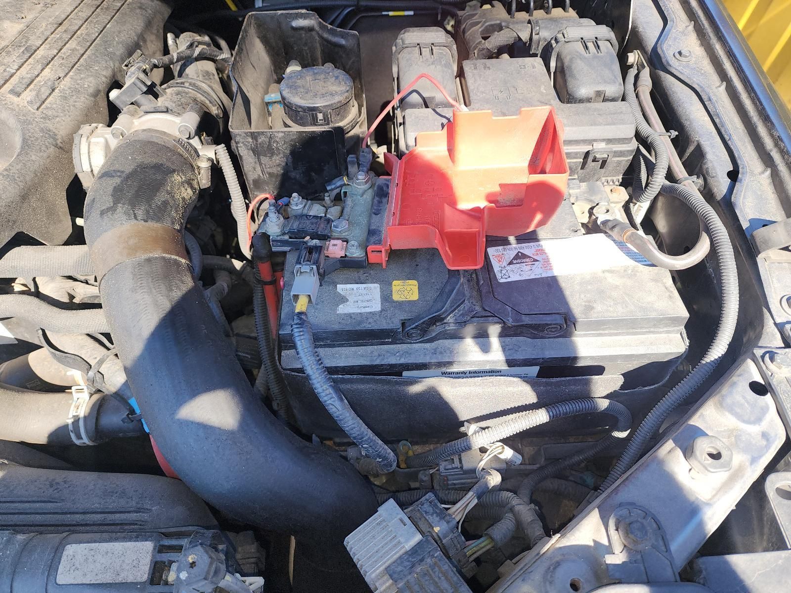 Car Engine Bay With Battery, Hoses — South West 4WD Wreckers In Harristown, QLD