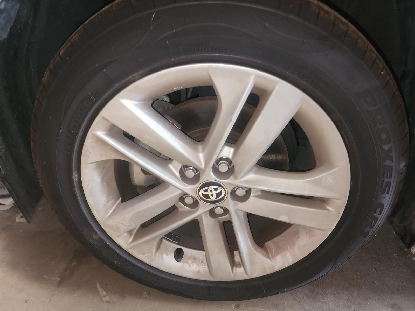 Close-up of a Silver Toyota Wheel — South West 4WD Wreckers In Harristown, QLD