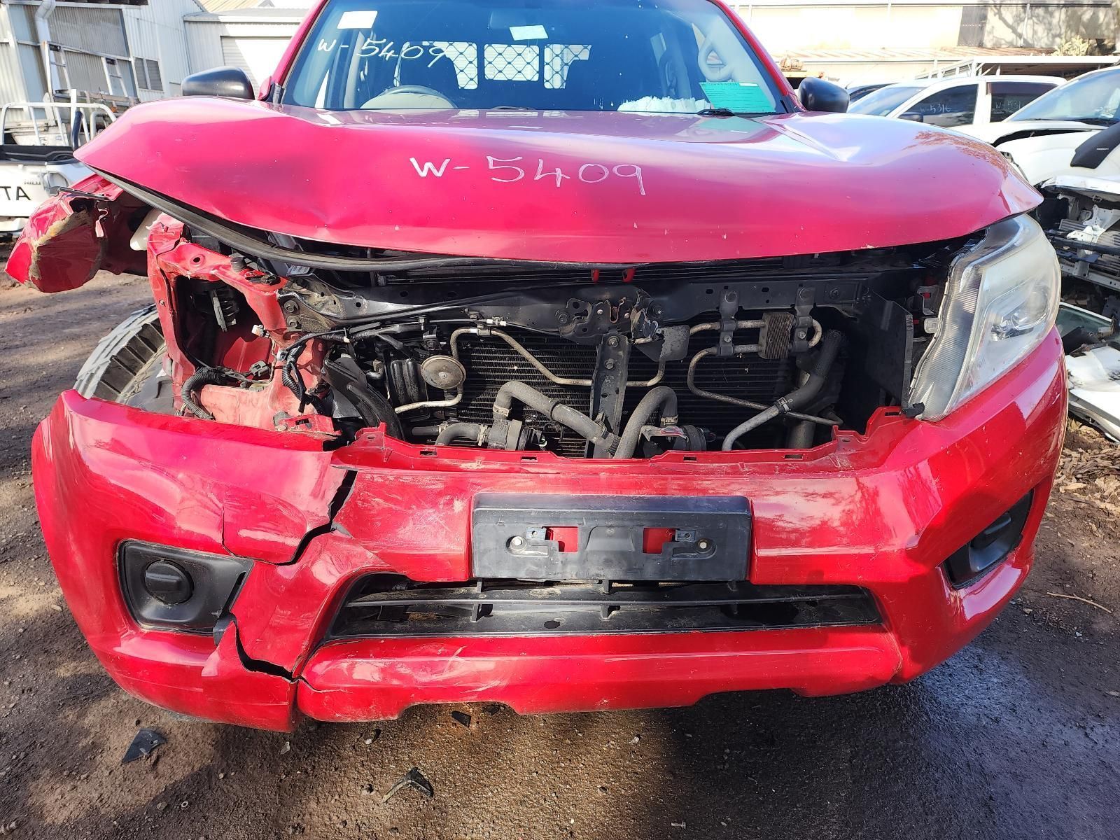 Front View of a Red Car — South West 4WD Wreckers In Harristown, QLD