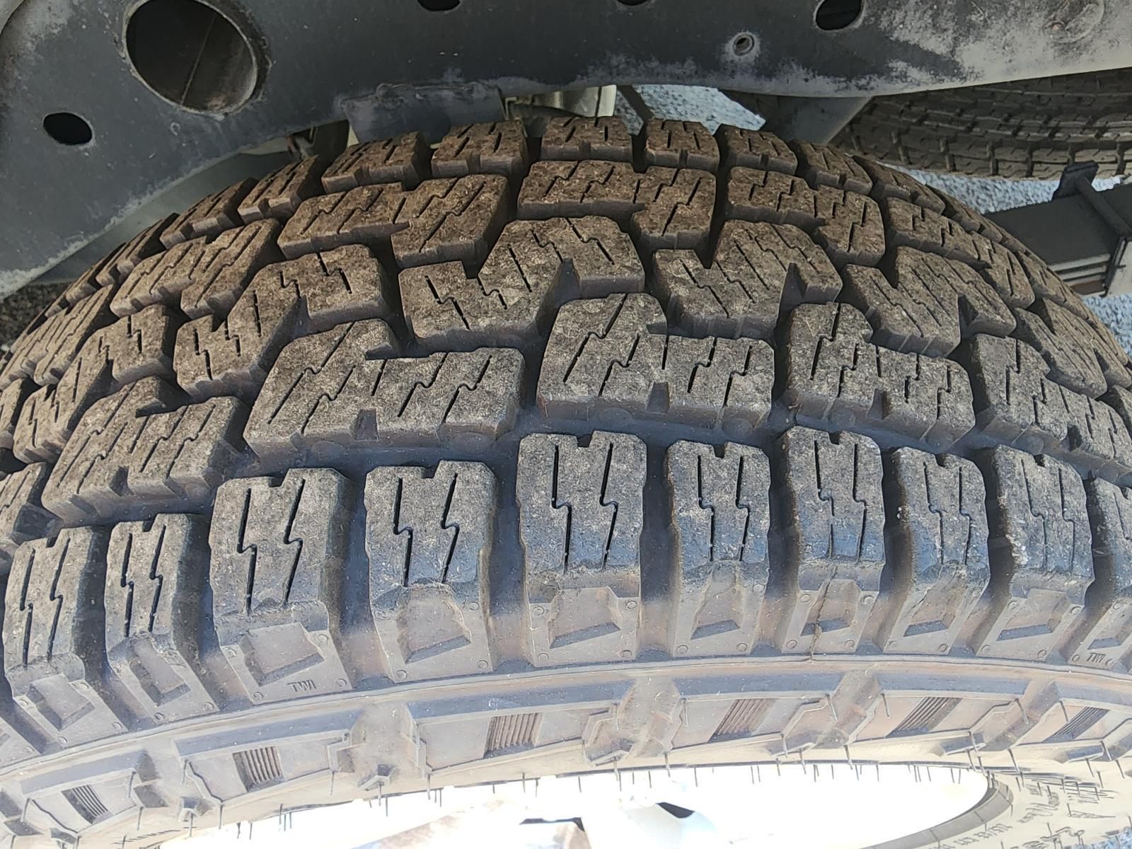 Close-up of a Worn All-terrain Tyre — South West 4WD Wreckers In Harristown, QLD