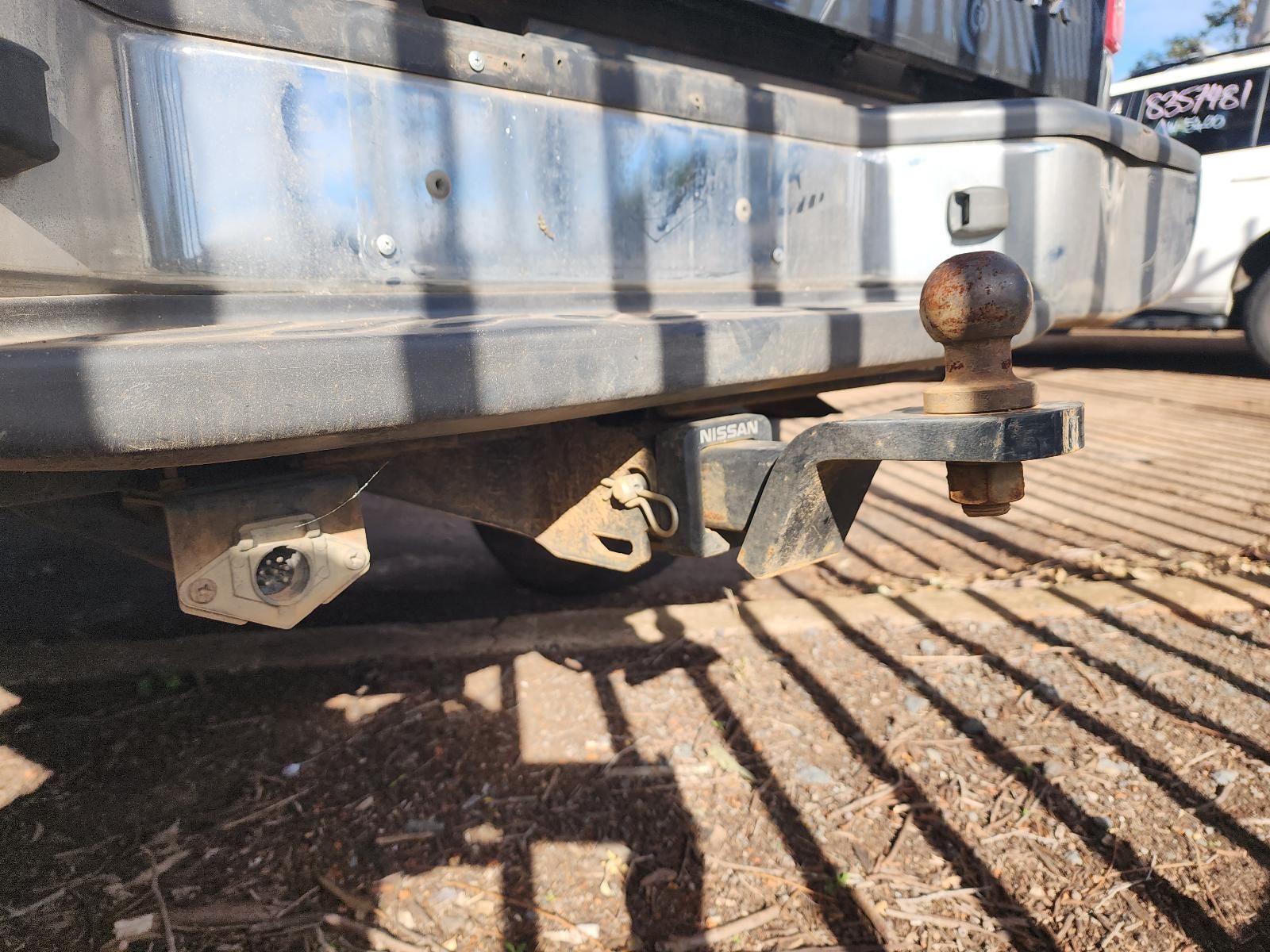 Close-up of a Truck’s Tow Hitch — South West 4WD Wreckers In Harristown, QLD