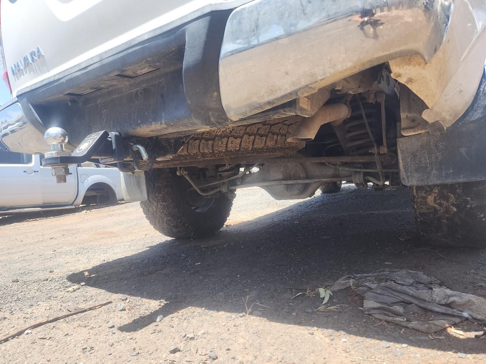Underbody of a Damaged Pickup Truck — South West 4WD Wreckers In Harristown, QLD