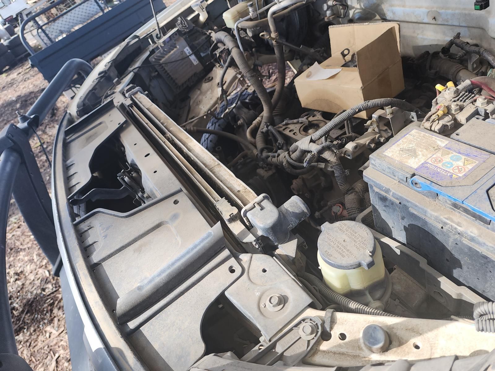 Damaged Car Engine Bay — South West 4WD Wreckers In Harristown, QLD