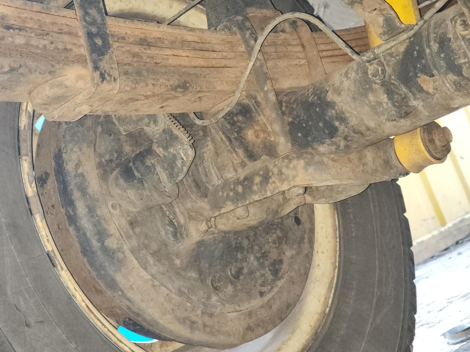 Close-up of a Dusty Vehicle Axle — South West 4WD Wreckers In Harristown, QLD