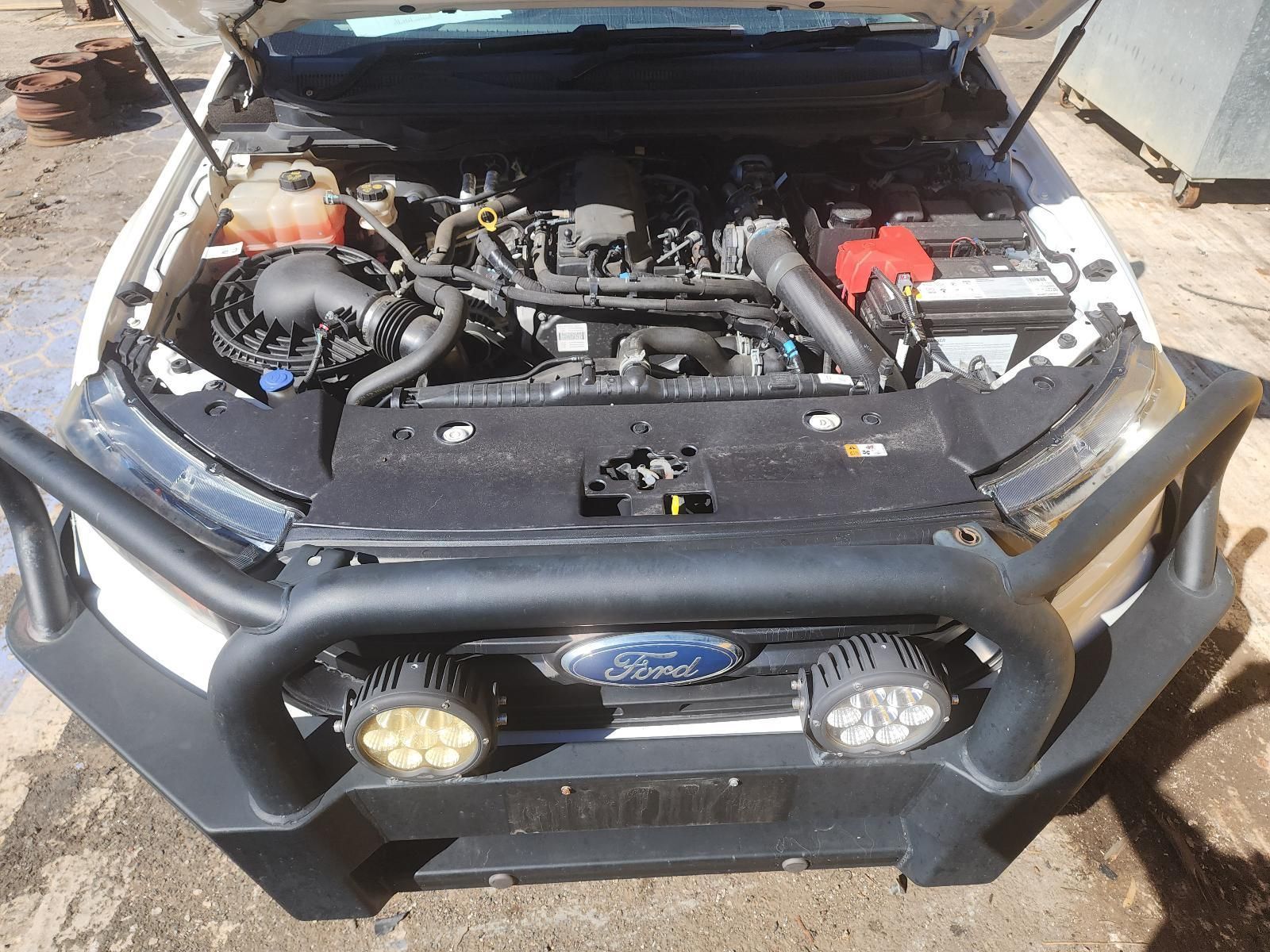 Open Car Hood Showing Engine Bay — South West 4WD Wreckers In Harristown, QLD