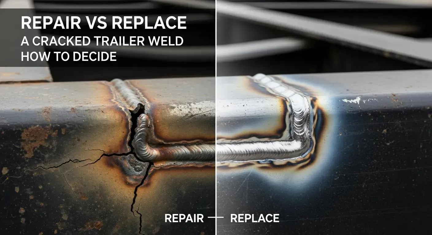 Repair vs Replace: A Cracked Trailer Weld — How to Decide
