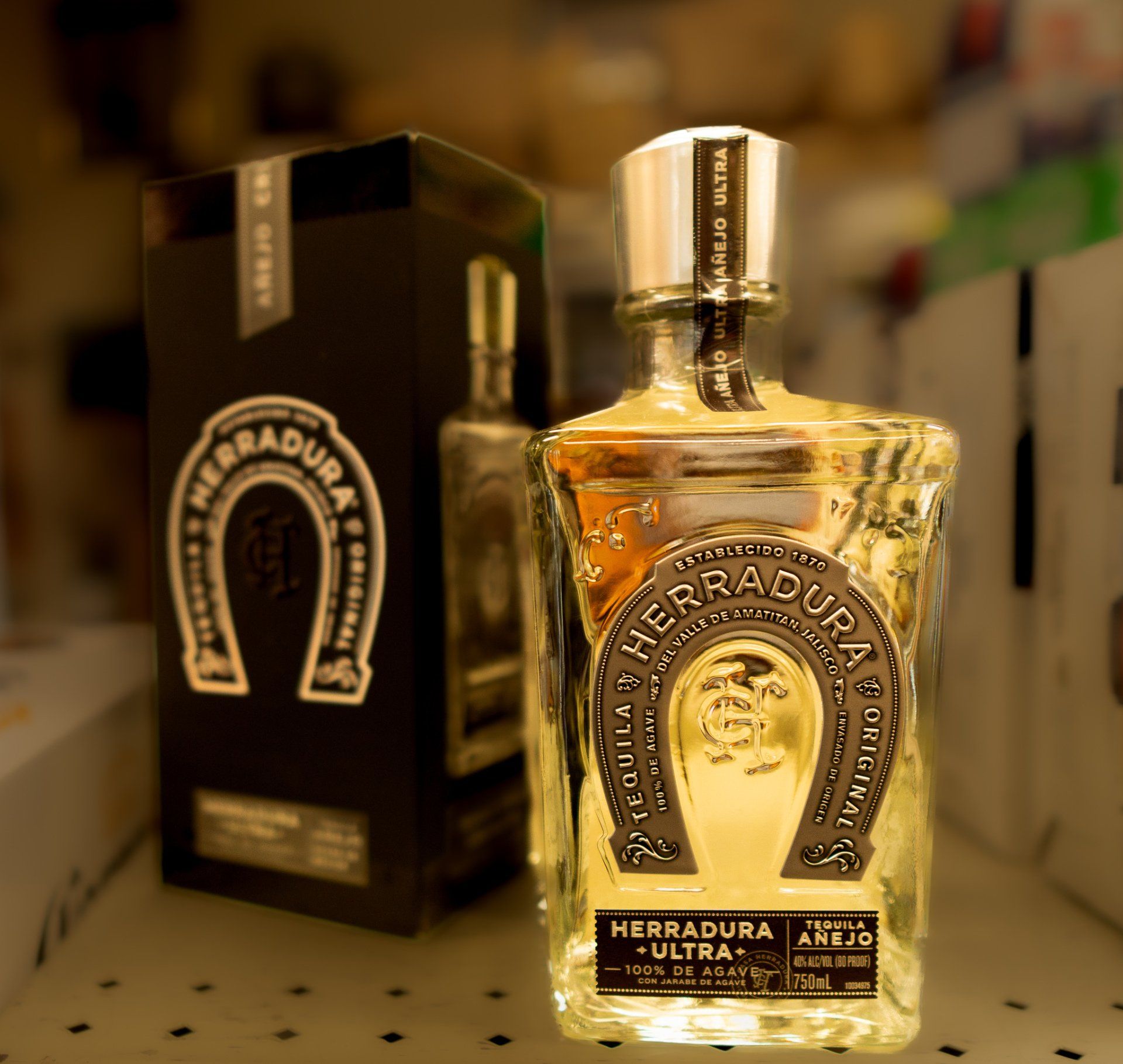 Herradura liquor bottles 