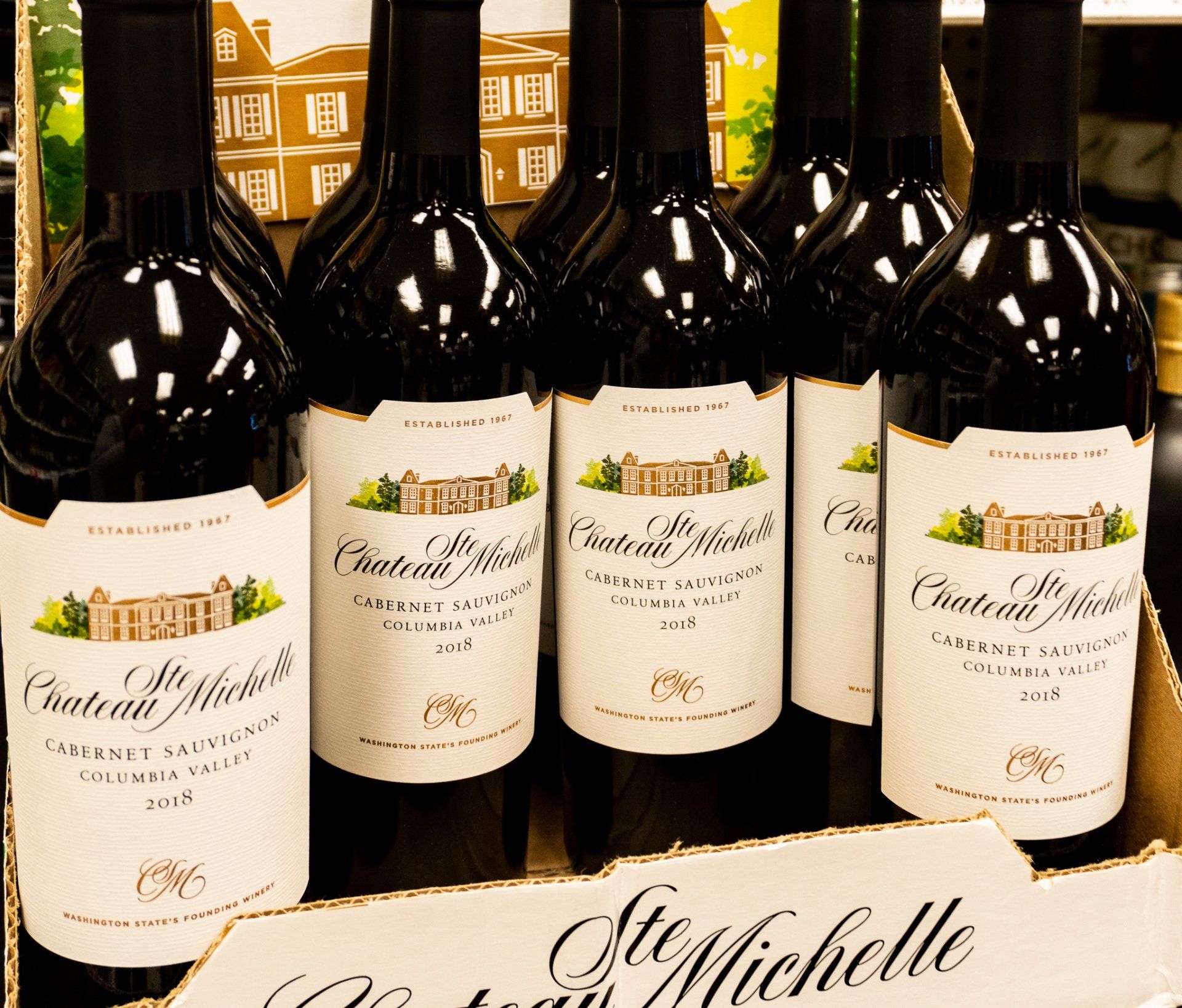Wine bottles