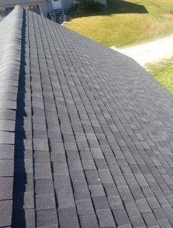 Newly installed residential roof by a trusted residential roofer in Springfield, MA, showcasing professional roof repair and installation craftsmanship. Newly installed residential roof by a trusted residential roofer in Springfield, MA.