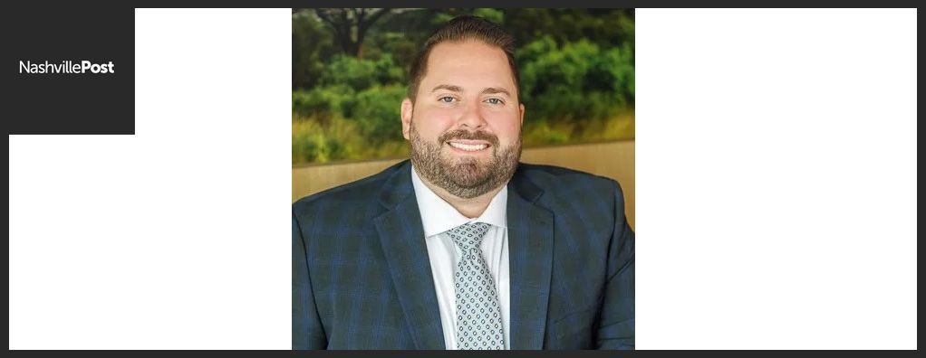 An image showing a headshot of Drew O’Connor promotion in the Nashville Post