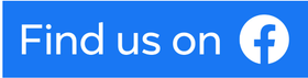 Blue banner saying “Find us on” beside the Facebook logo.