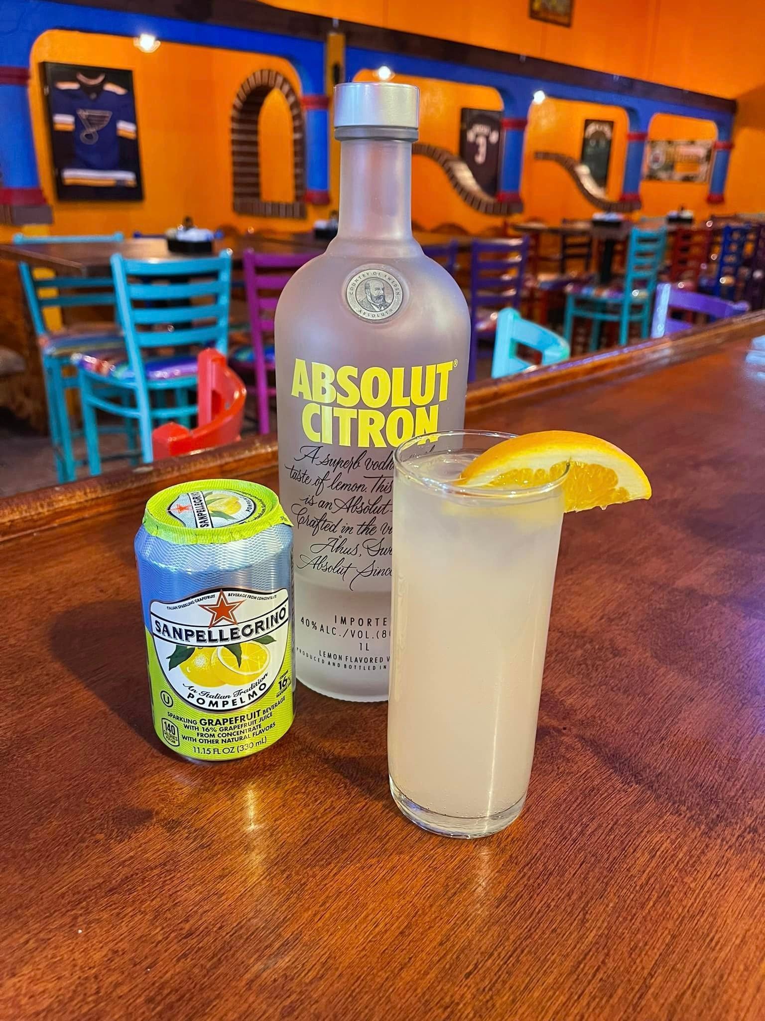 Absolut Citron — Pacific, MO — El Agave Mexican Restaurant