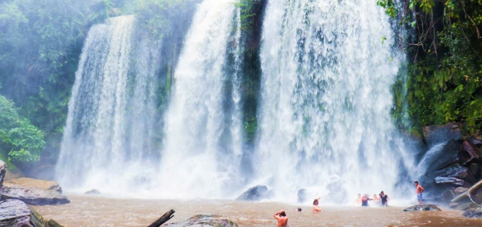 Phnom Kulen National Park tour featuring sacred sites, waterfalls, and the 1000 Lingas River in Cambodia.