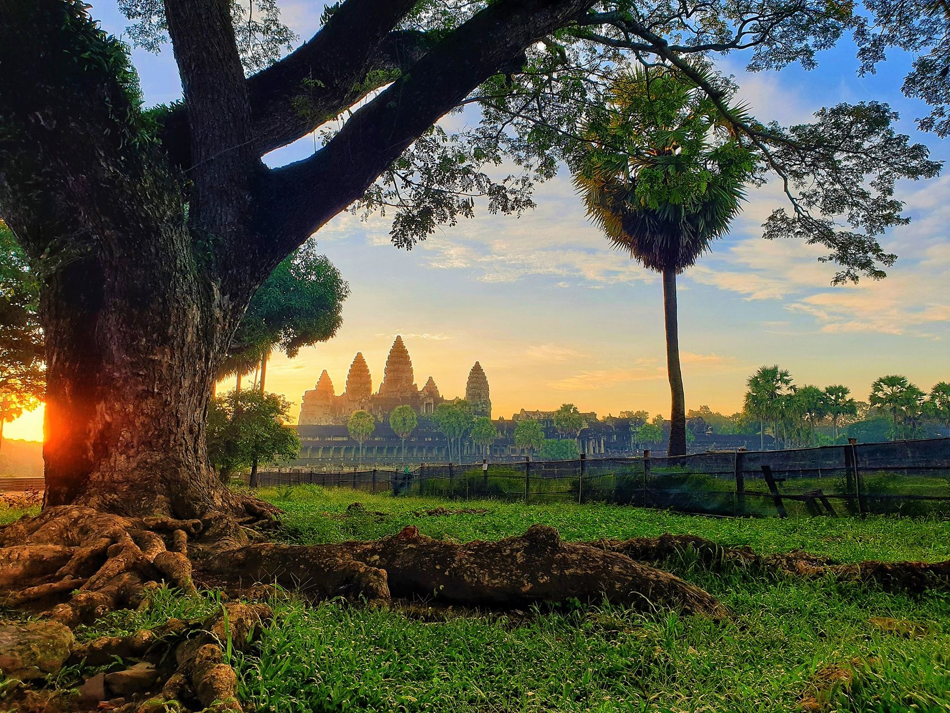 Angkor Wat sunrise tour with a private guide, exploring Bayon, Ta Prohm, and other famous temples in Siem Reap.