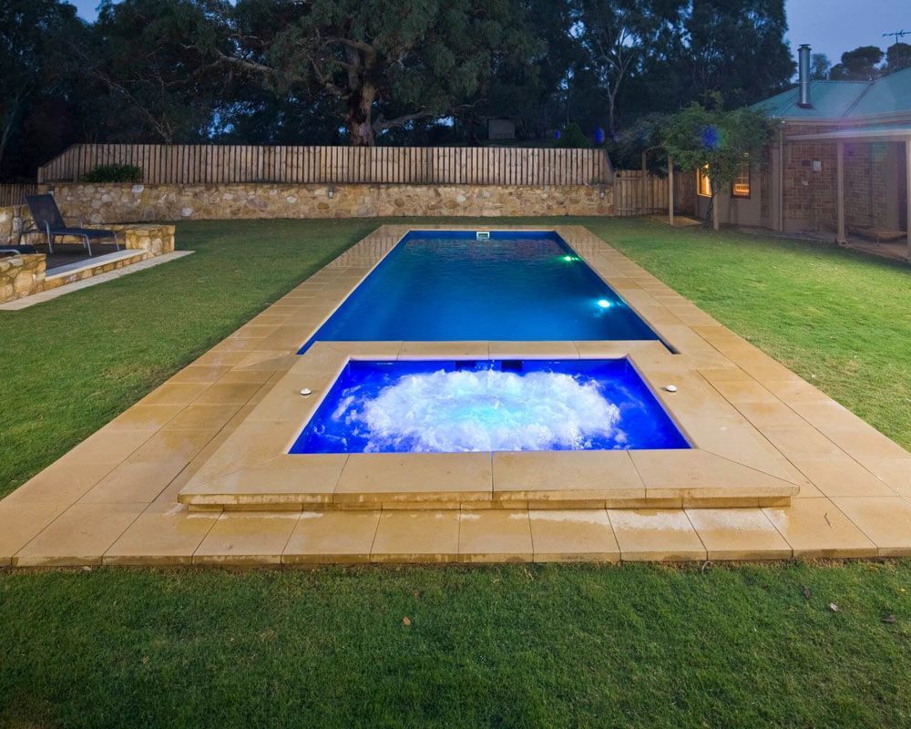 View Front Plunge And Swimming Pool — Professional Pool Builder in Wagga Wagga, NSW