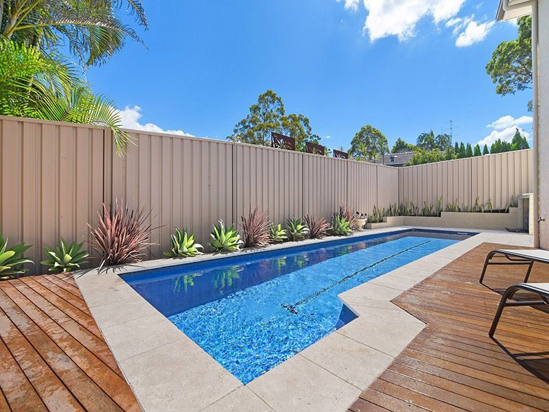 Side Left Beautiful Lap Pool — Professional Pool Builder in Wagga Wagga, NSW