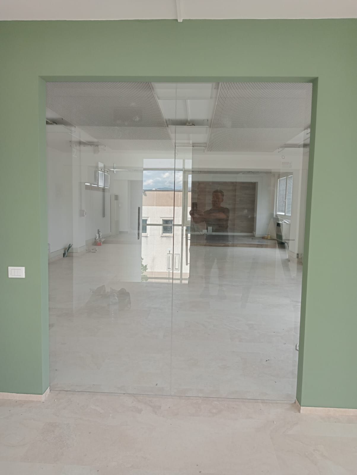 porte in vetro azienda Targetti in vetro Prato
