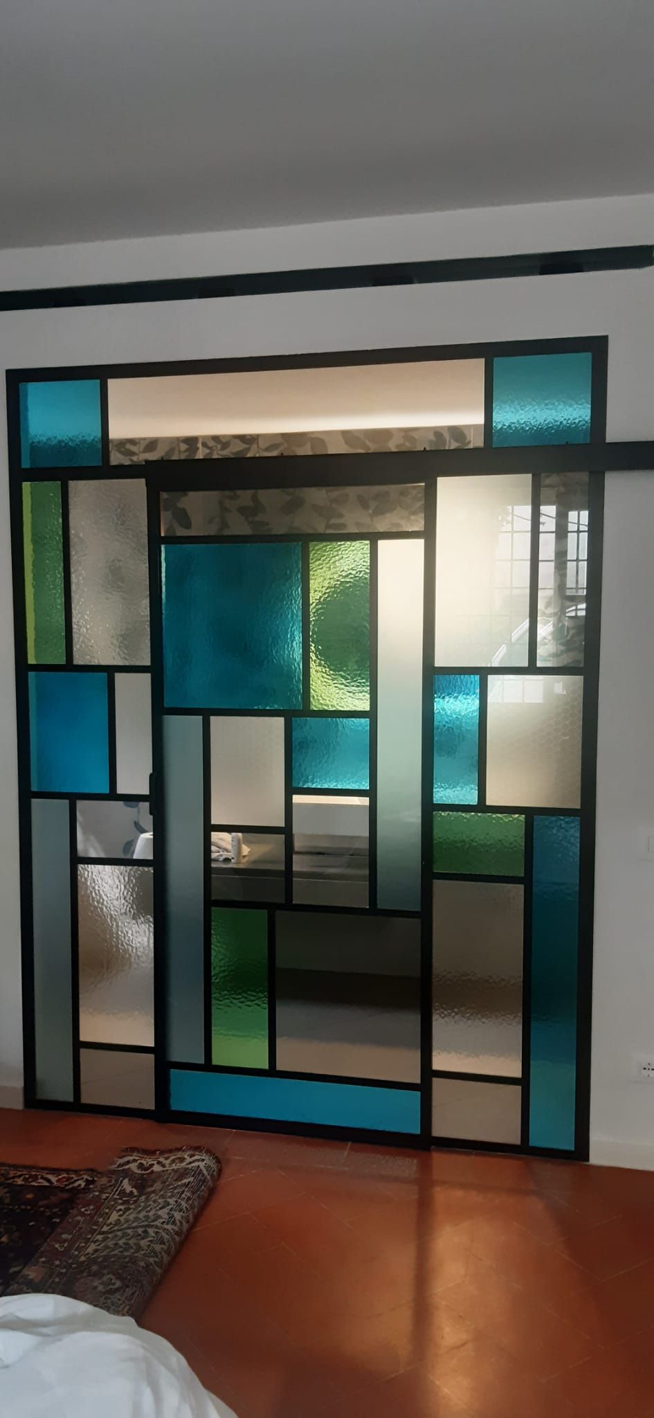 vetrata colorata Targetti vetro Prato