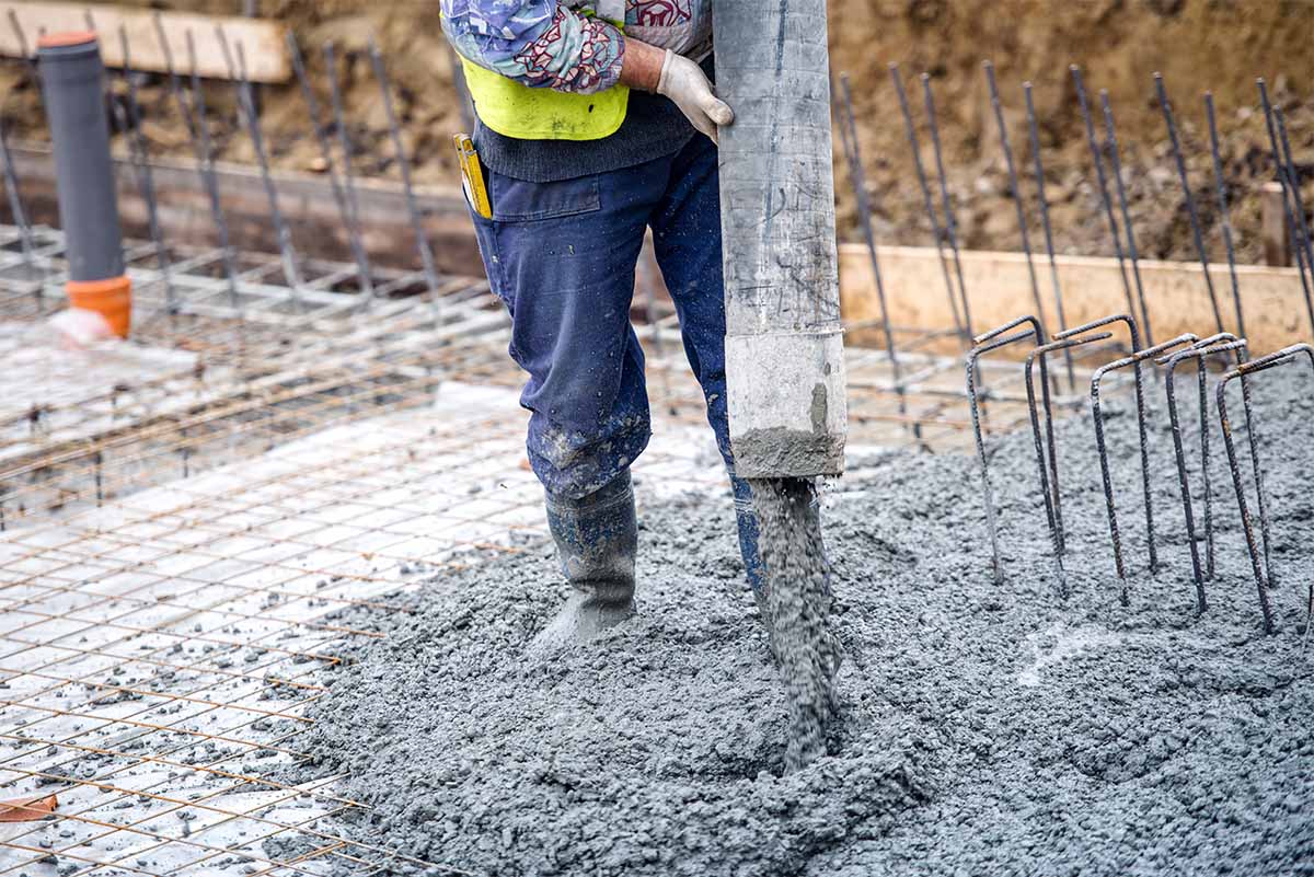 Toowoomba Concreter Working On Constructing An Office Slab