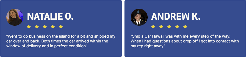 Ship a Car Hawaii Reviews