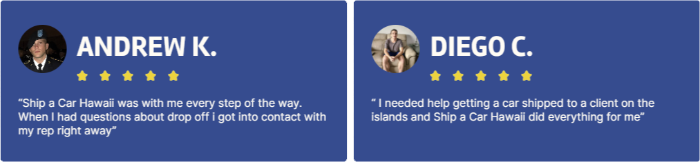 Ship a Car Hawaii Reviews