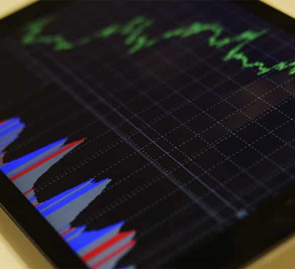 A Close up Of a Graph on A Tablet — Sunshine Coast Financial Advisers in Maroochydore, QLD