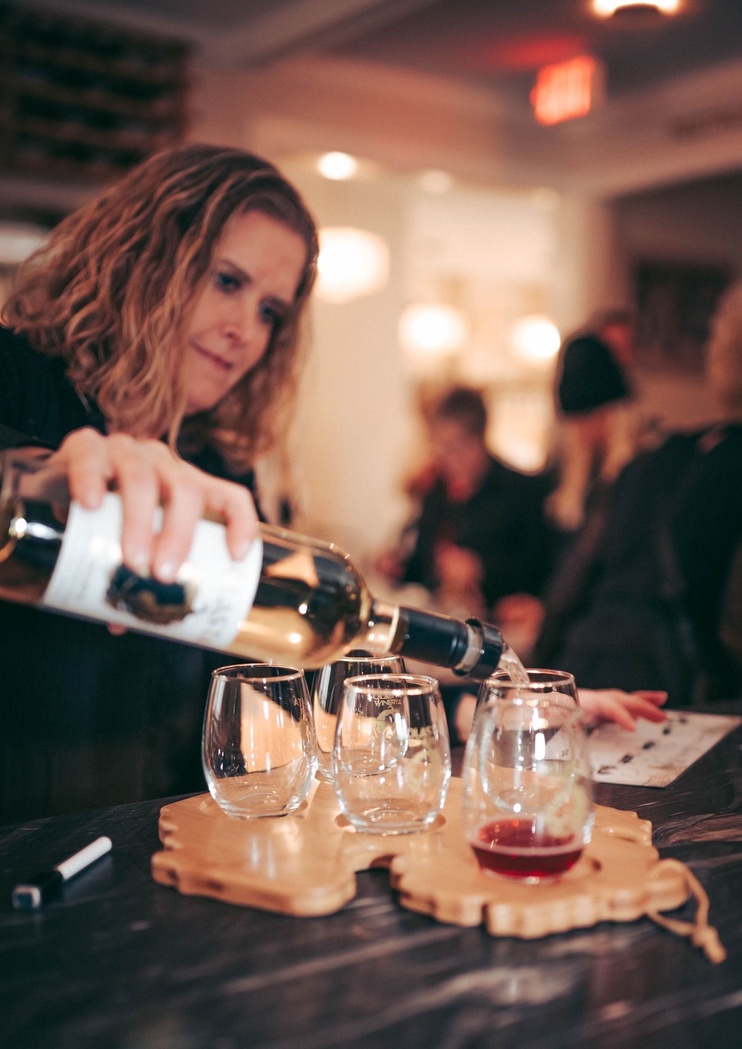 Pouring wine