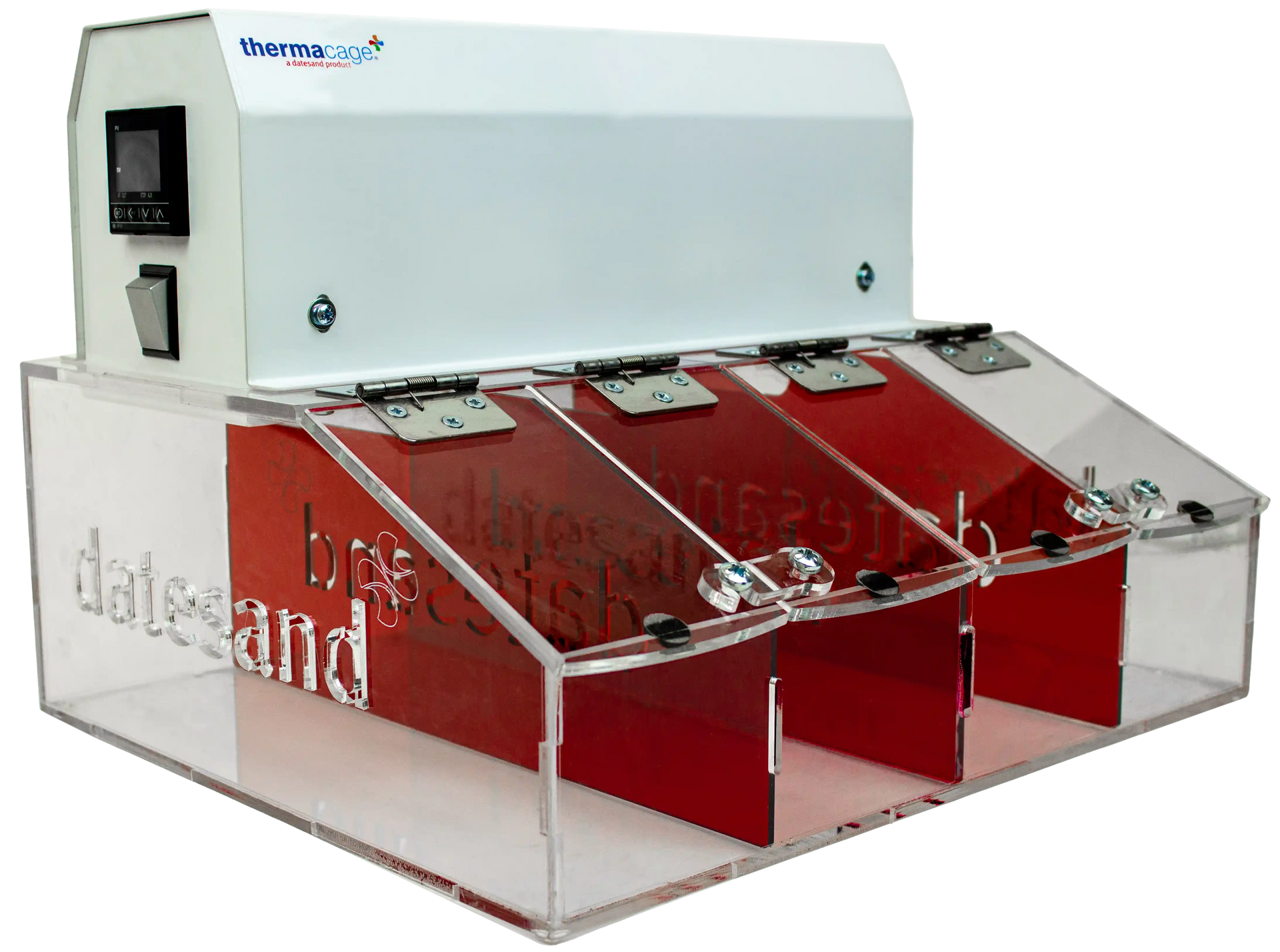 Datesand Mini Thermacage in clear and red