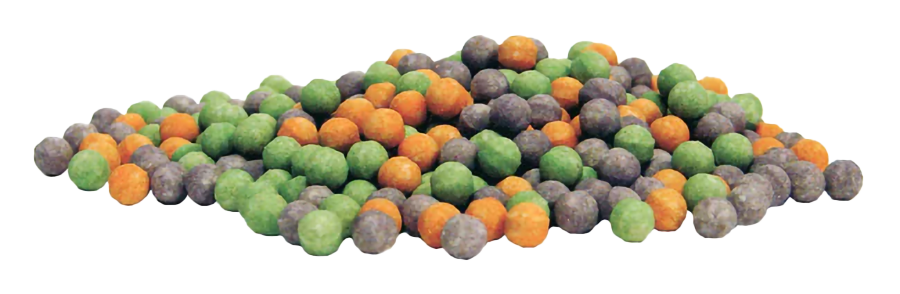 Bio-Serv Fruit Crunchies in assorted colors.