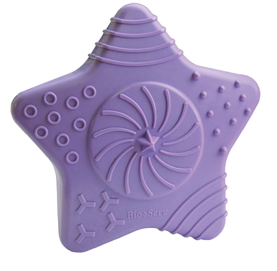 Bio-Serv Dental Star toy in purple.
