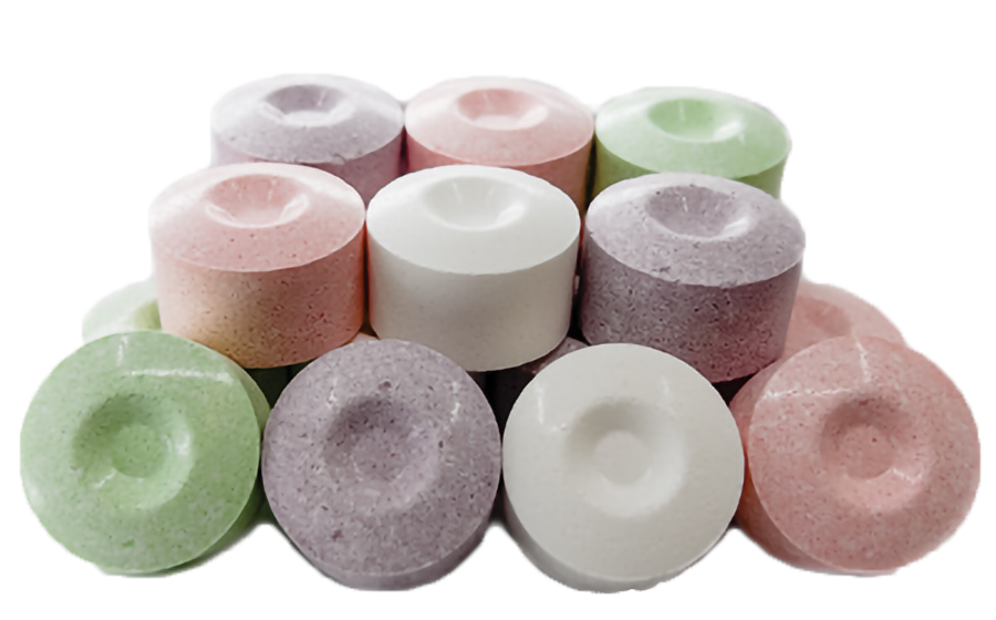 Bio-Serv Dipper Treats piled up in assorted colors.