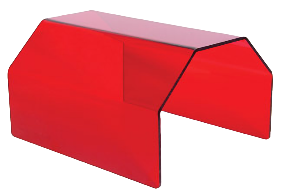 Guinea pig hut in red color