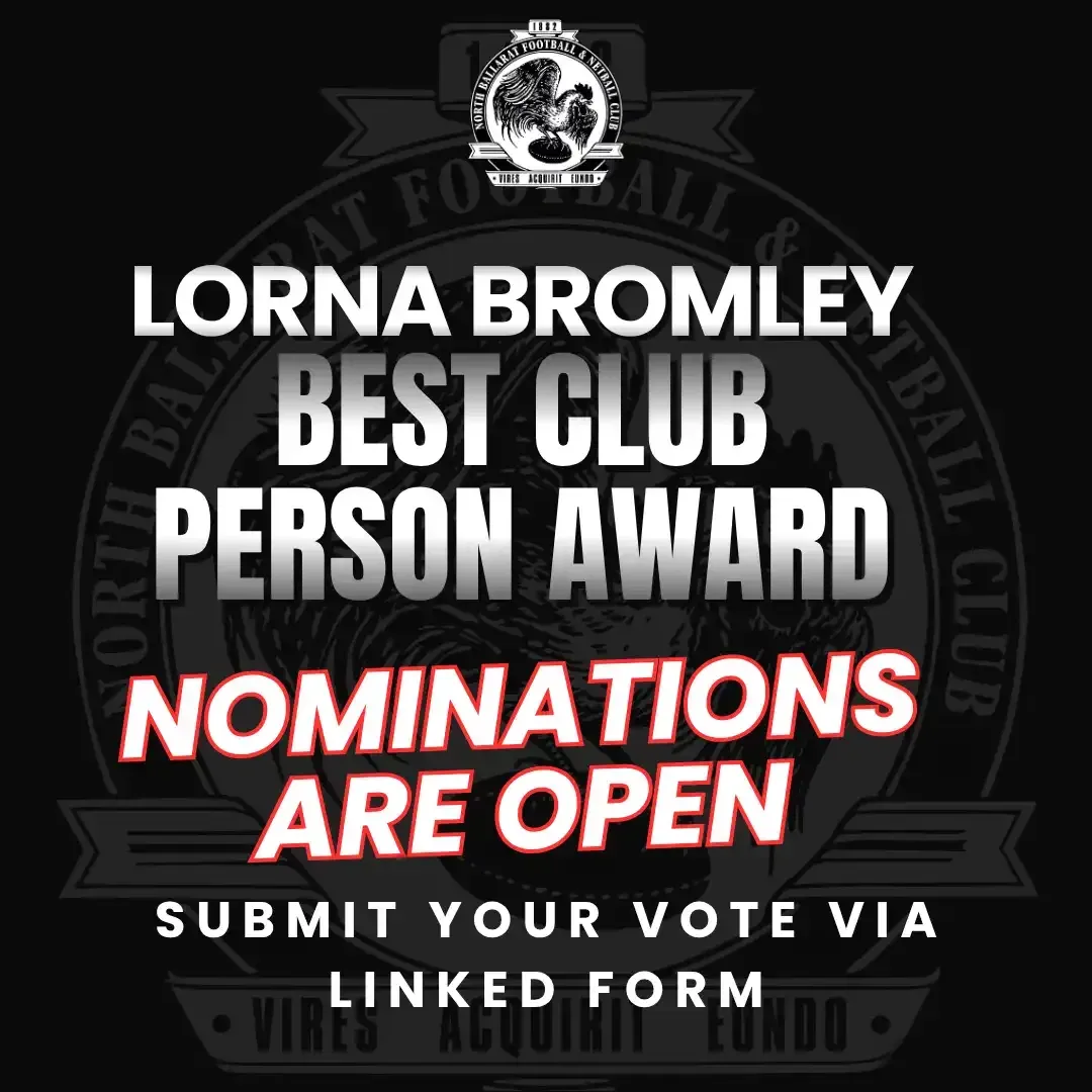 Nominations Open - Lorna Bromley Best Club Person Award