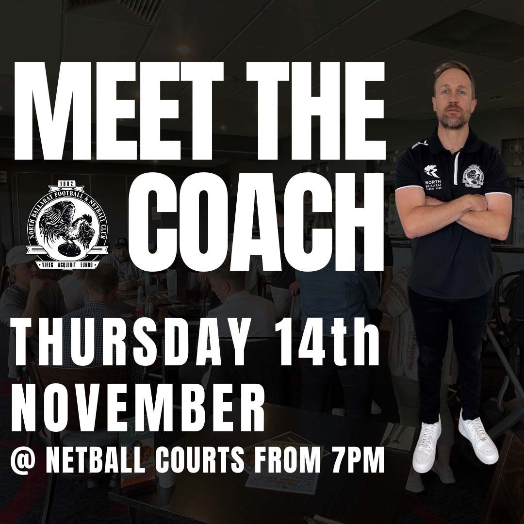 Meet the Coach Night – Thursday 14th November