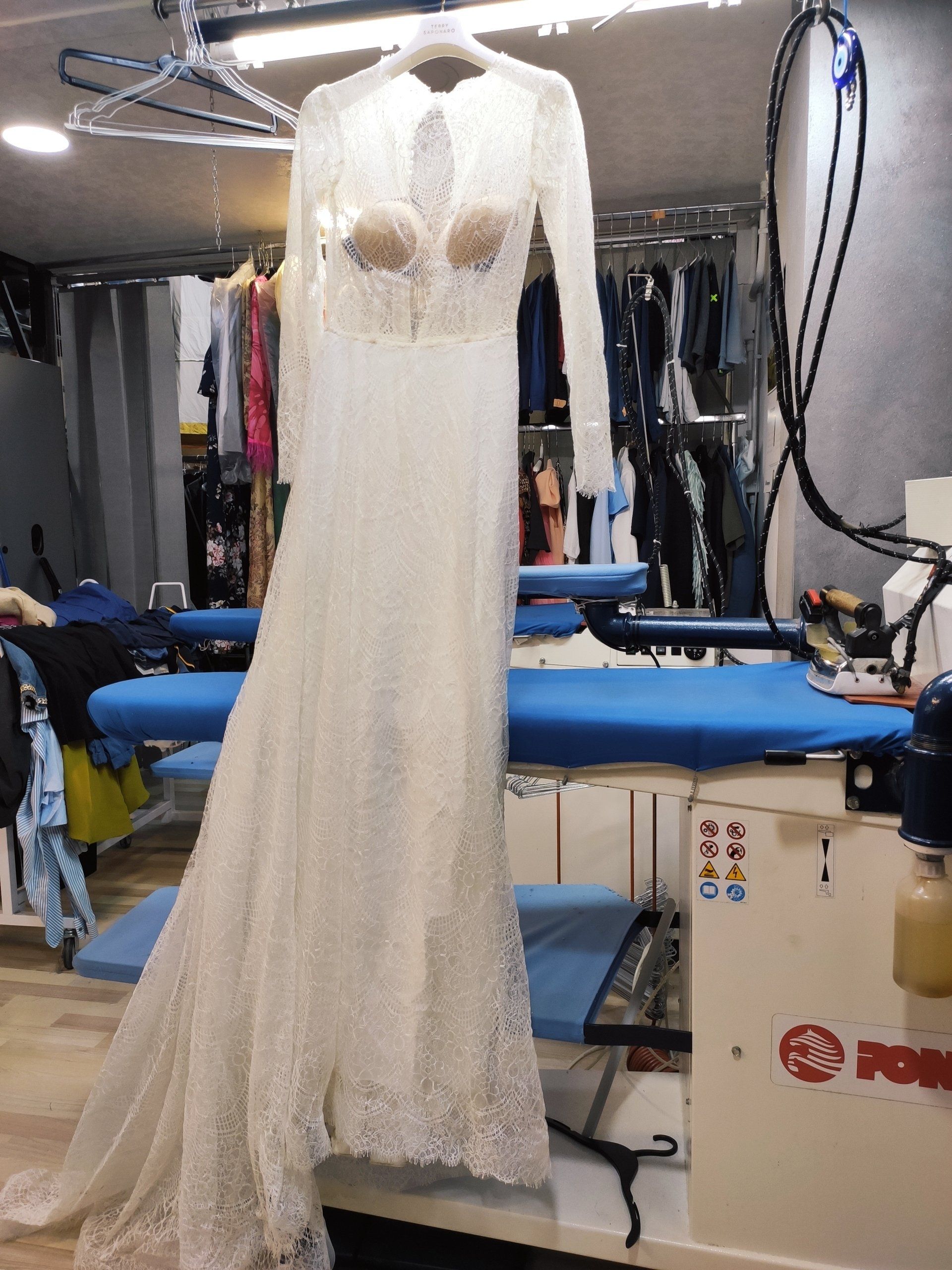 lavaggio abiti da sposa