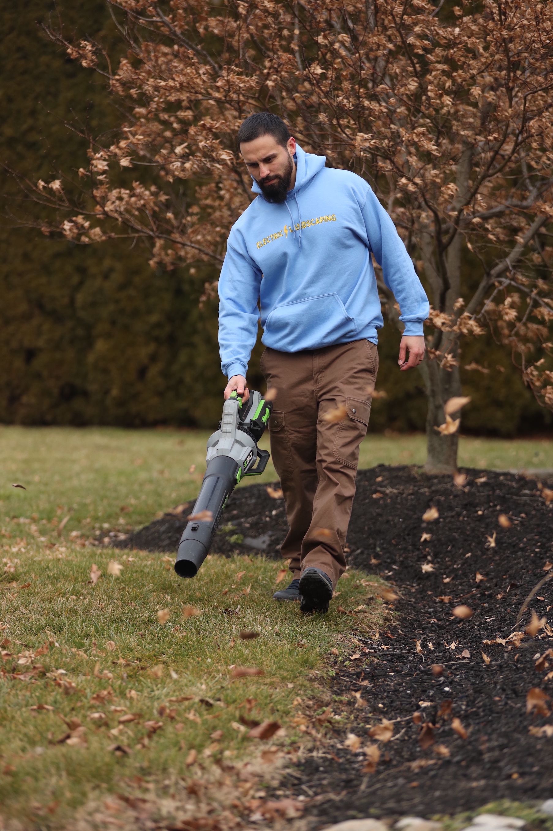 Leaf Blowing