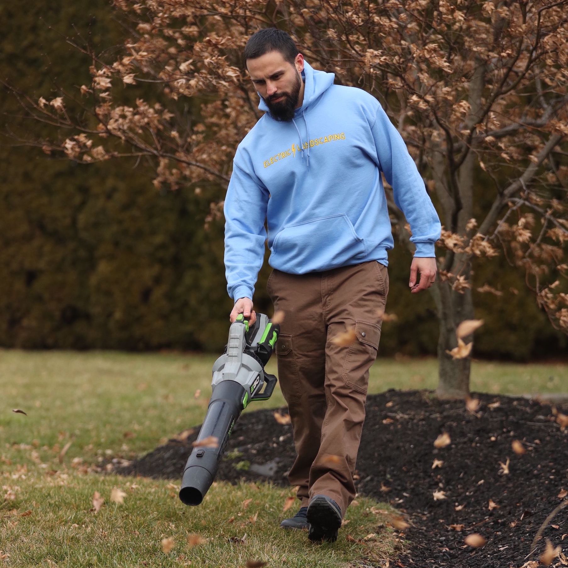 Leaf Blowing