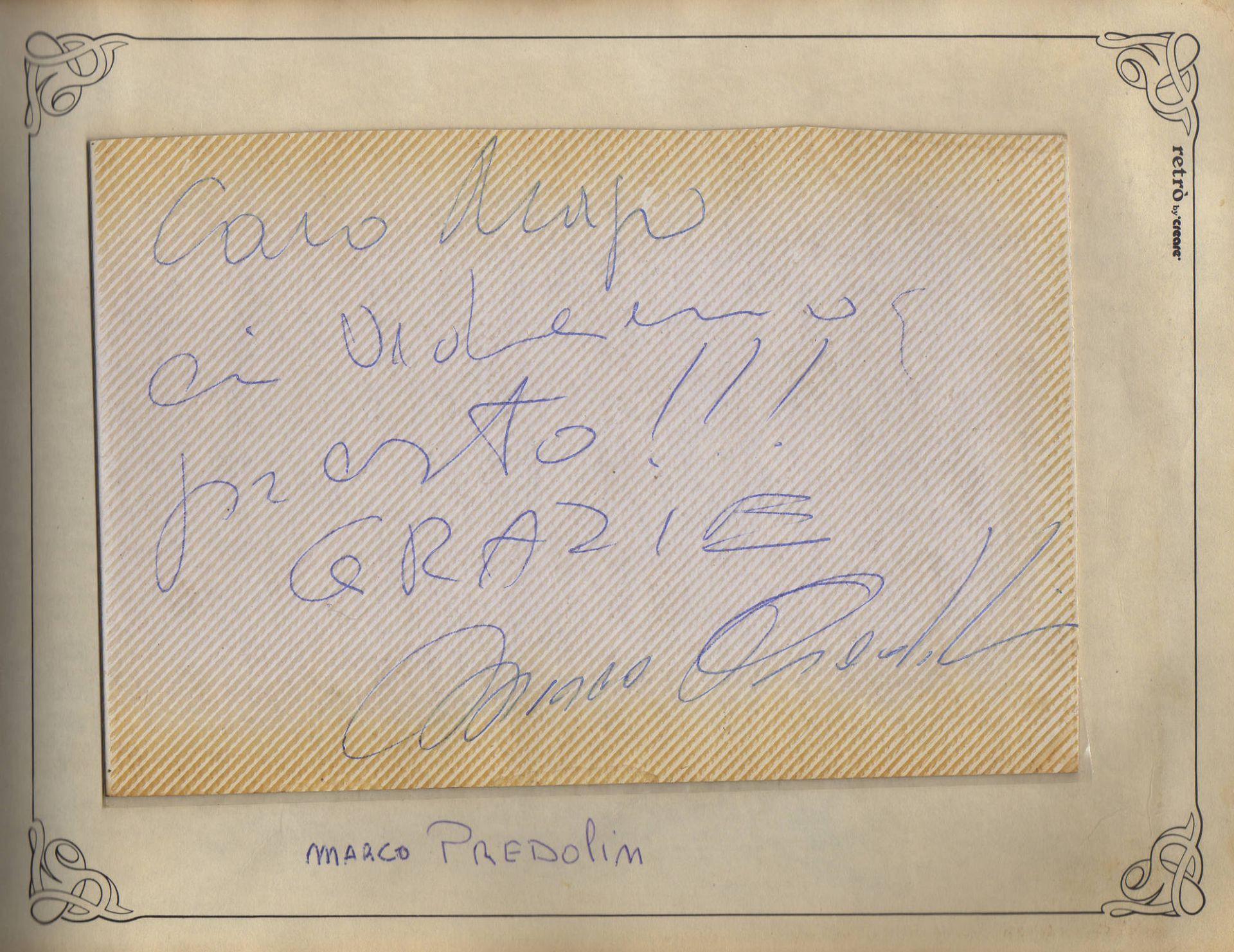 MARCO PREDOLIN