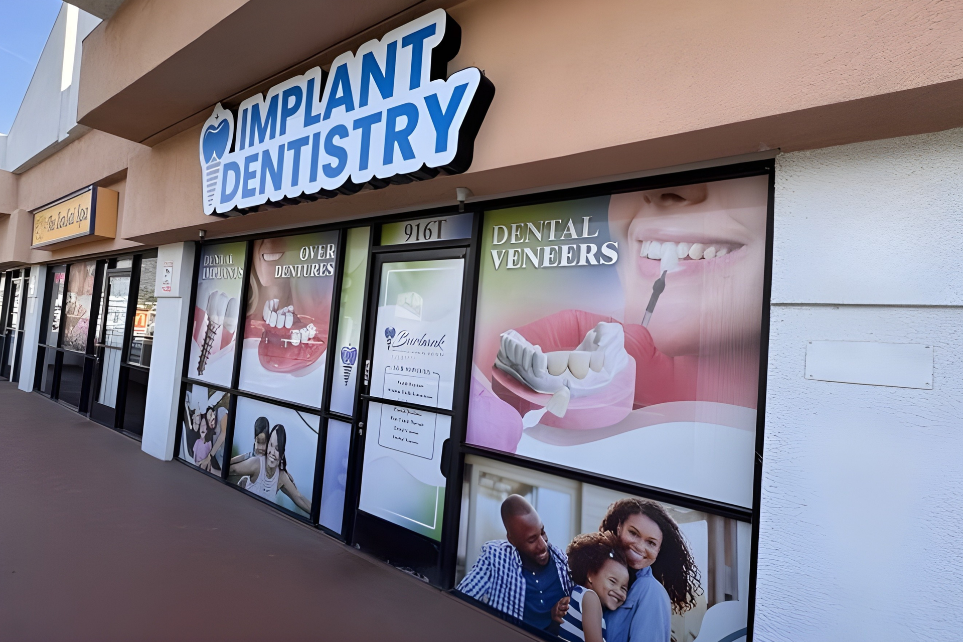 Exterior of a dental office: Burbank Implant and Cosmetic Dentistry