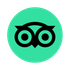 The tripadvisor logo is a black owl in a green circle.