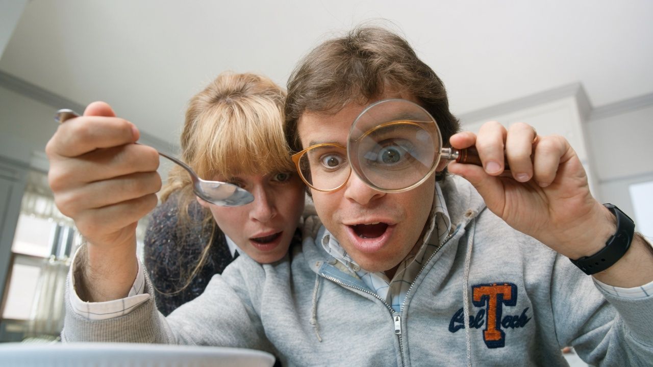 Rick Moranis in Honey, I Shrunk the Kids, one of his defining comedy roles from the late 1980s.