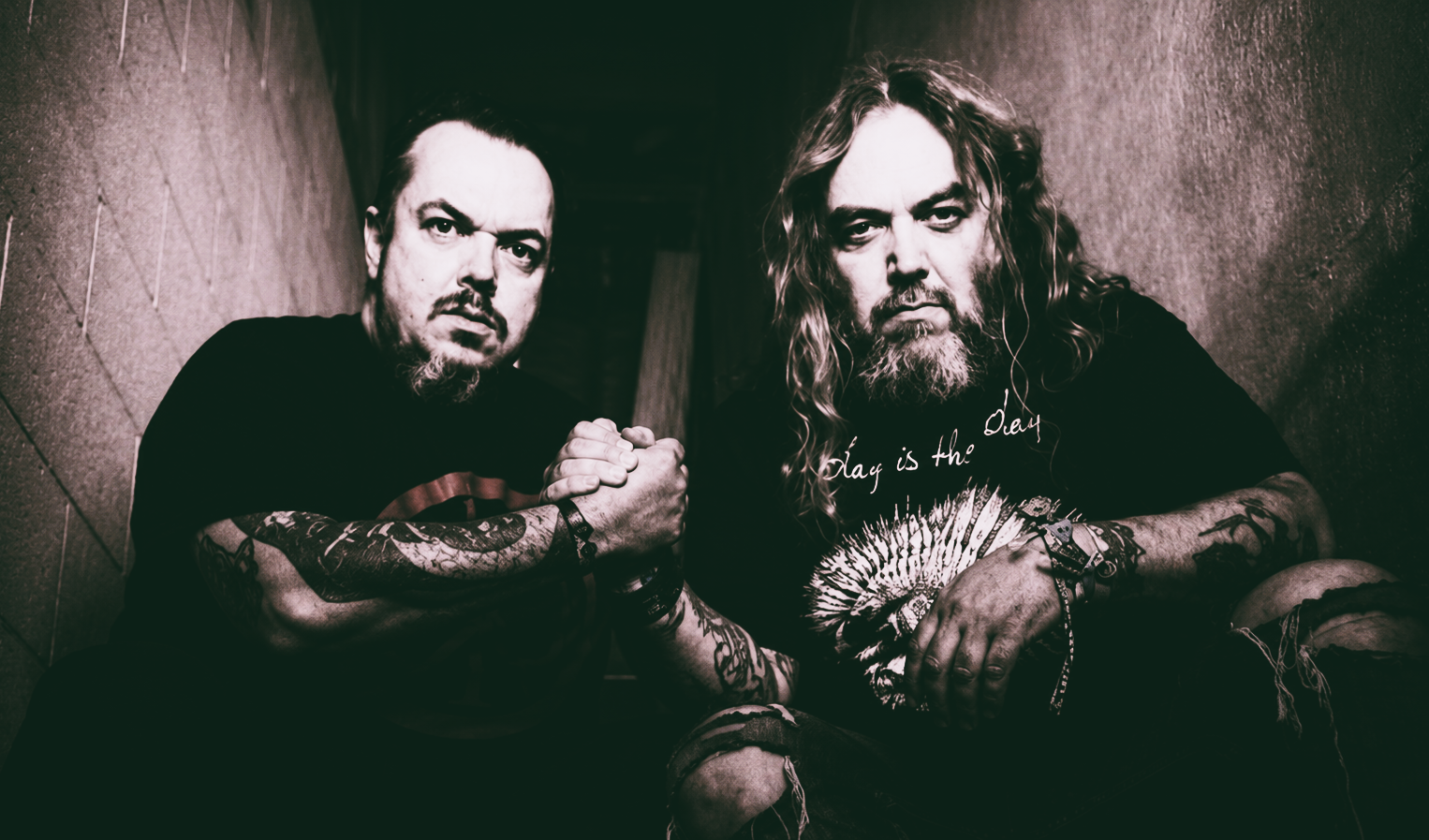 Max and Igor Cavalera pose for a promotional photograph ahead of their appearance at Download Festival 2026.